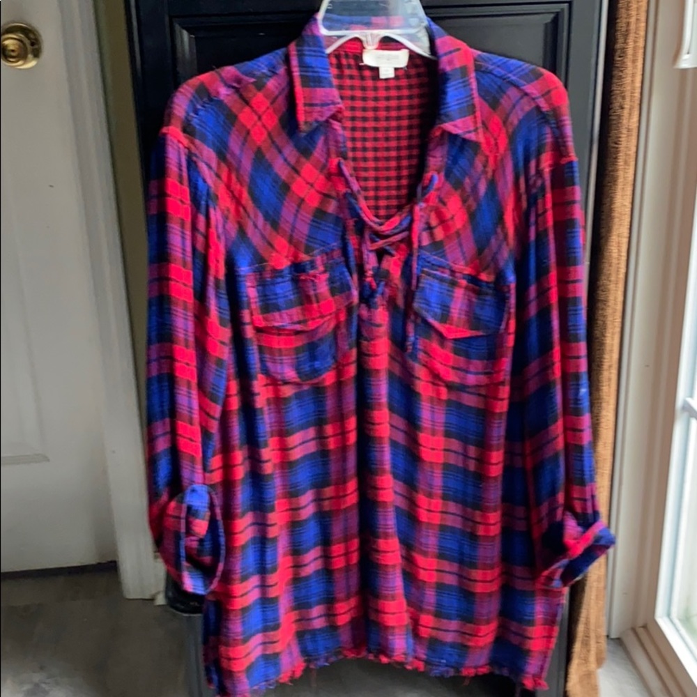 Umgee loose fitting shirt